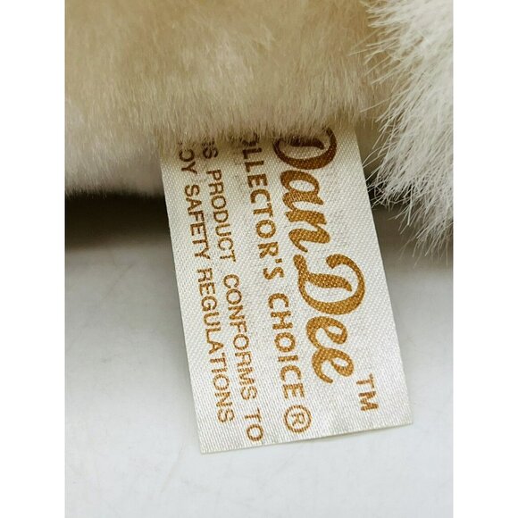 Dan Dee Bunny Rabbit Basketball Foot Plush Tan Easter 11 inch Stuffed Animal - Picture 10 of 12